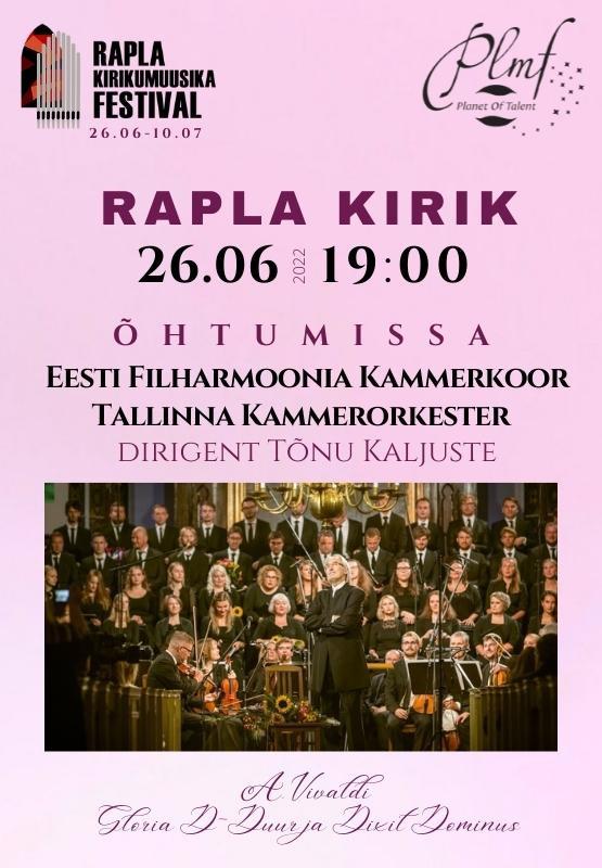 Rapla Kirikumuusika Festivali avakontsert 