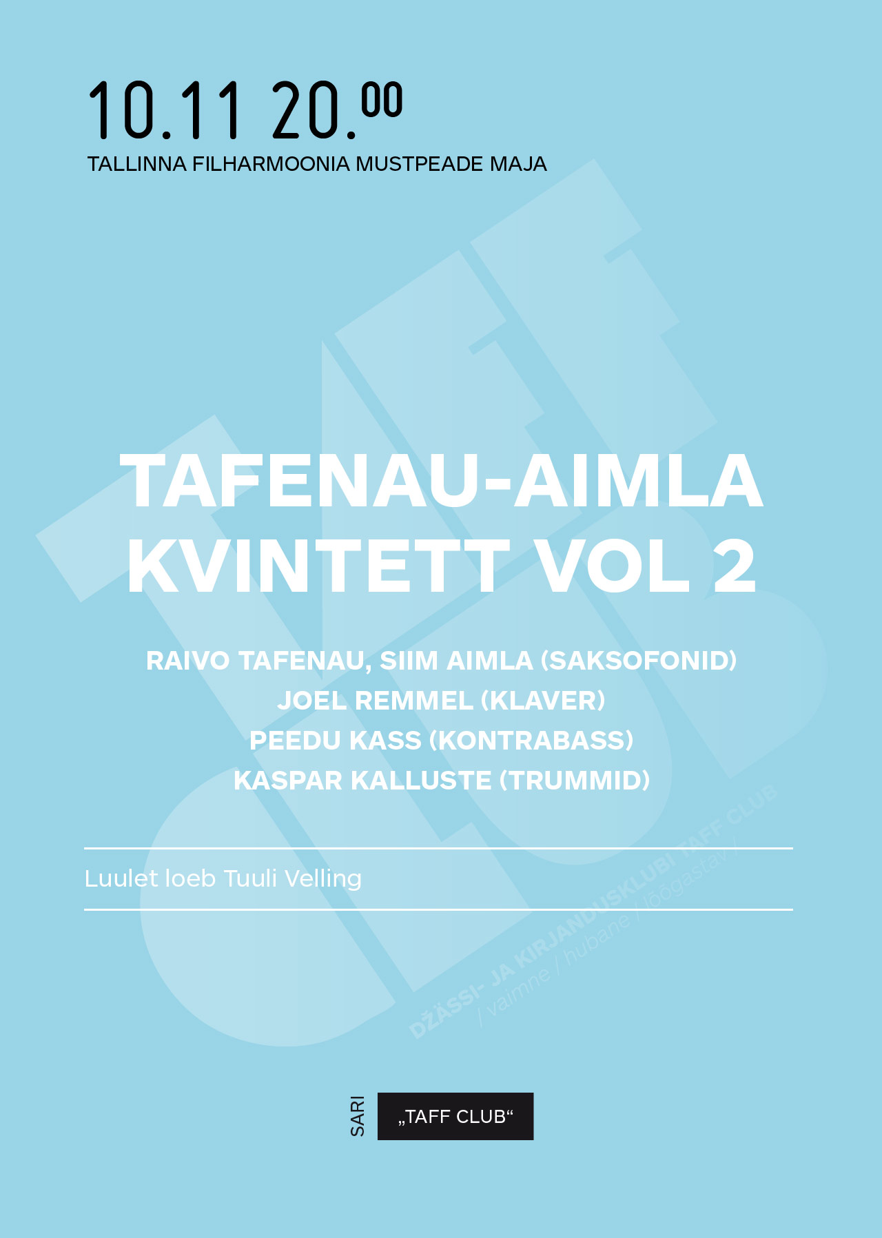 TAFF CLUB. TAFENAU-AIMLA KVINTETT VOL 2 
