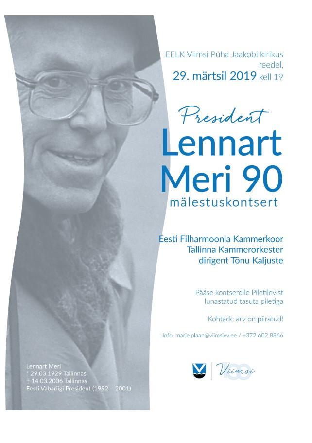 ''Lennart Meri 90'' mälestuskontsert