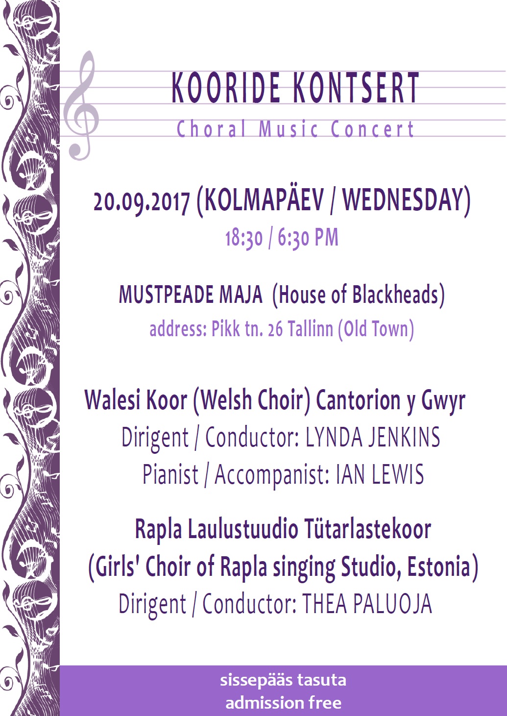 CHORAL MUSIC CONCERT