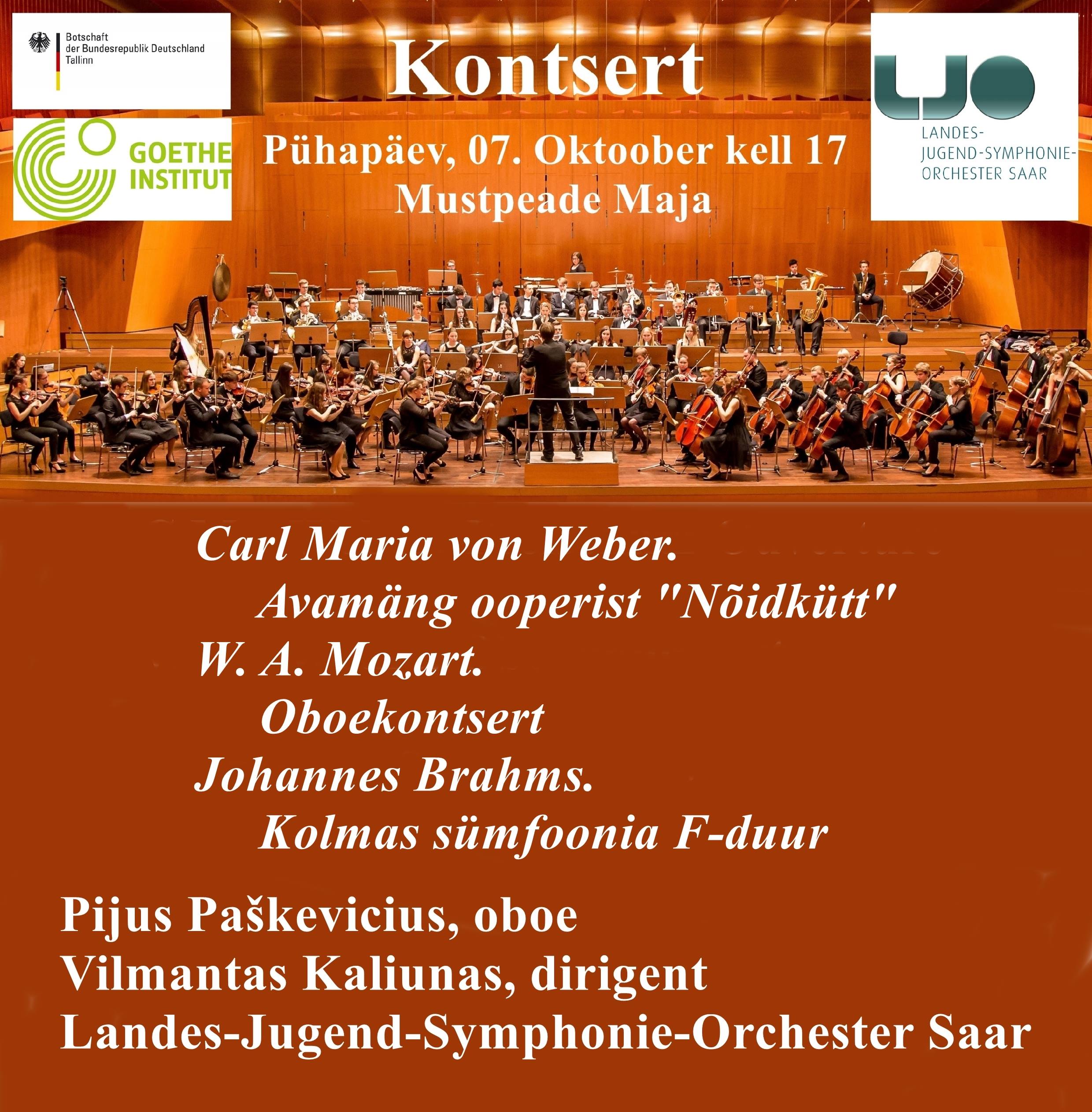Saksamaa Noorte Sümfooniaorkestri kontsert