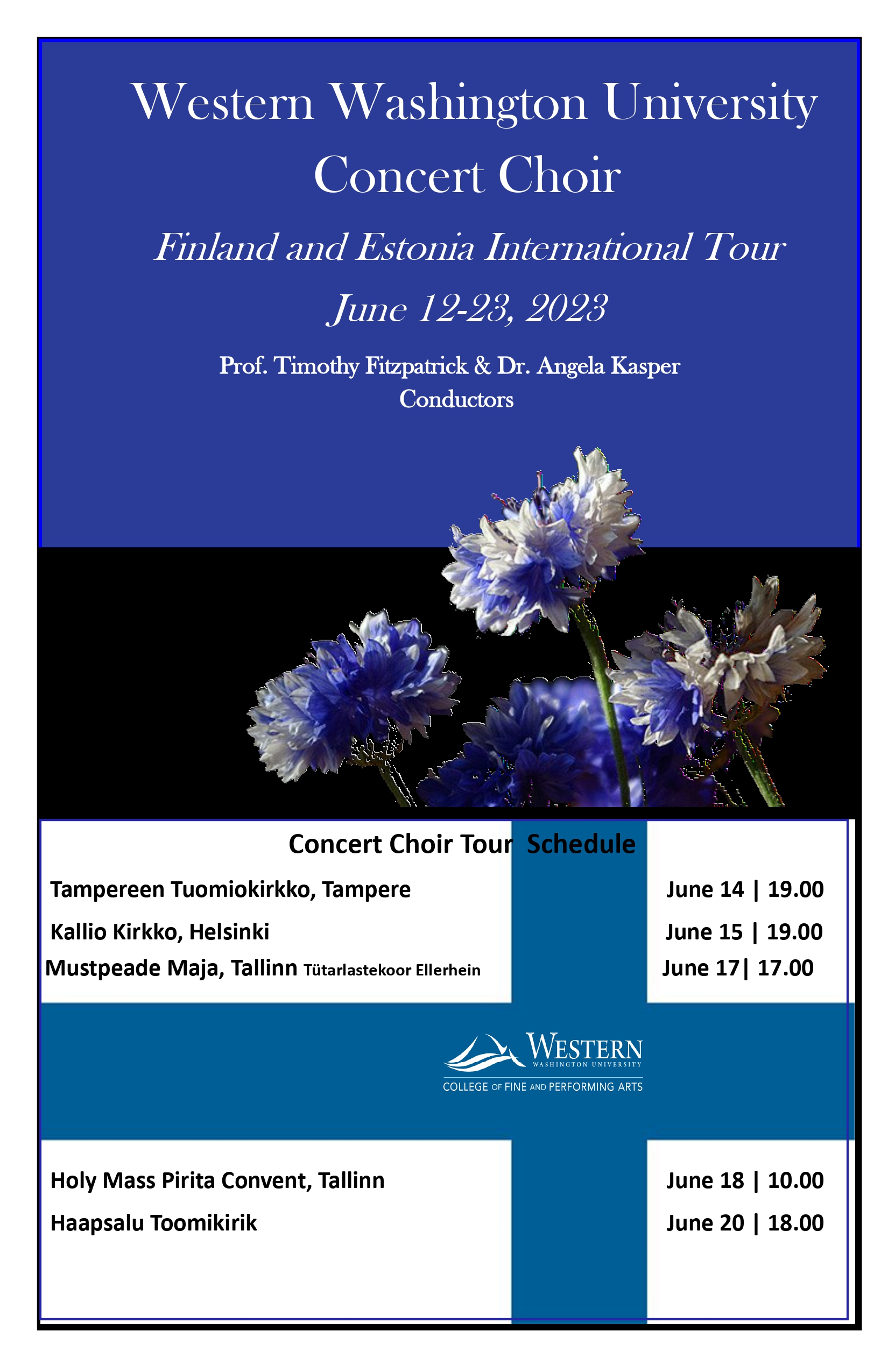 Tütarlastekoori Ellerhein ja Western Washington University Concert Choir'i ühiskontsert