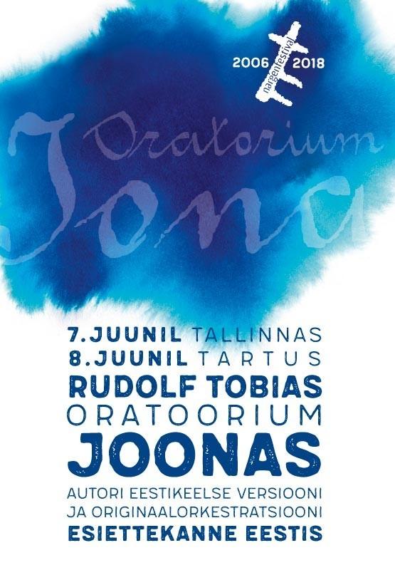 Rudolf Tobiase oratoorium JOONAS / Nargenfestival 2018
